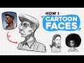 How to draw cartoon people from reference