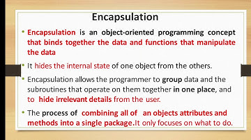 Encapsulation