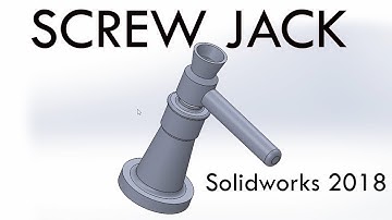 Screw jack - Solidworks 2018 Tutorial