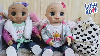 BABY ALIVE GÊMEAS NINA E HANNA NÃO QUERIAM IR AO PEDIATRA