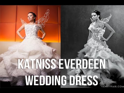 Katniss Everdeen Wedding  Dress  Cosplay Behind the Scenes 