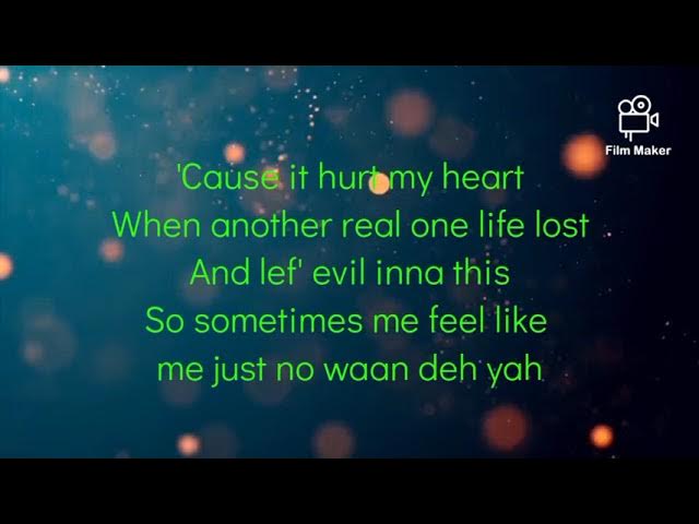 "The world" by JAHMIEL lyrics video