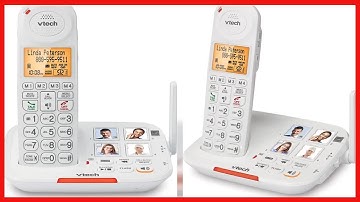 VTech SN5127 Amplified Cordless Senior Phone with Answering Machine, Call Blocking, 90dB Extra-loud