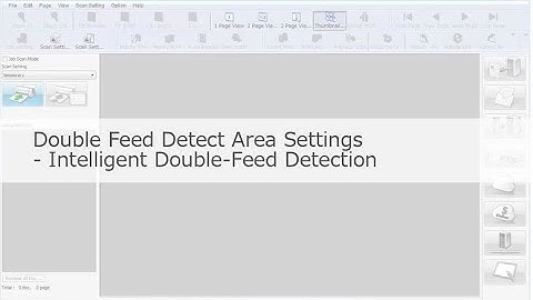 Panasonic "Image Capture Plus" Demo - Intelligent Double-Feed Detection