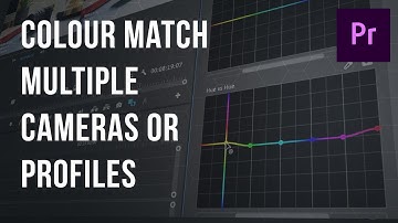 EASY WAY to MATCH different CAMERAS or PICTURE PROFILES | Adobe Premiere Pro Tutorial