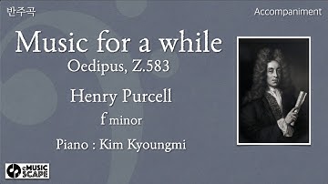H. Purcell, "Music for a while” f minor Piano Accompaniment