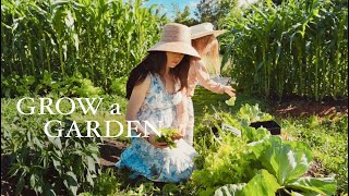 Our Backyard Vegetable GARDEN TOUR: Start of Summer 2024 (Family & Garden Life)