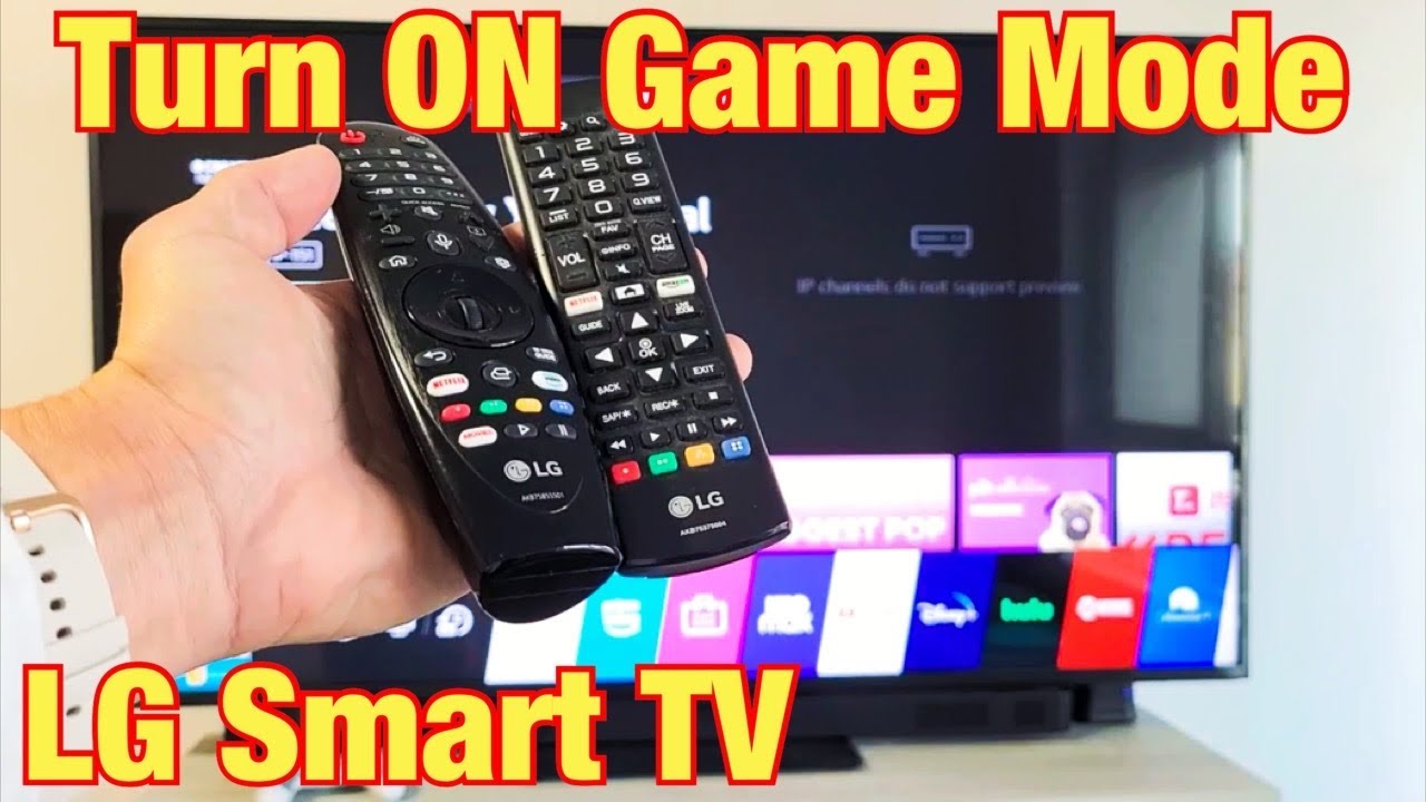 Mejeriprodukter Rendition At LG Smart TV: How to Turn On GAME MODE (PS4/PS5/Xbox, etc) - YouTube