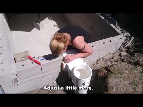 How to install a pool skimmer and inlet - DIY with Nicole