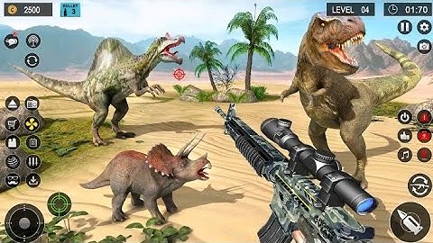 Dinosaur Hunting Game | Wild Dino Hunting Game 3D - android gameplay