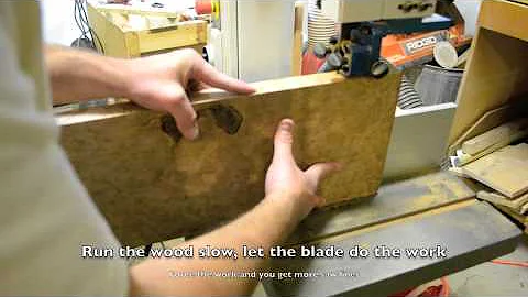 Inside the Luthier's Shop: Resawing lumber for tel...