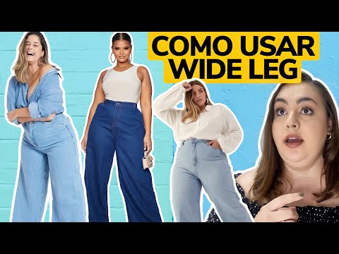 COMO USAR CALÇA WIDE LEG  •