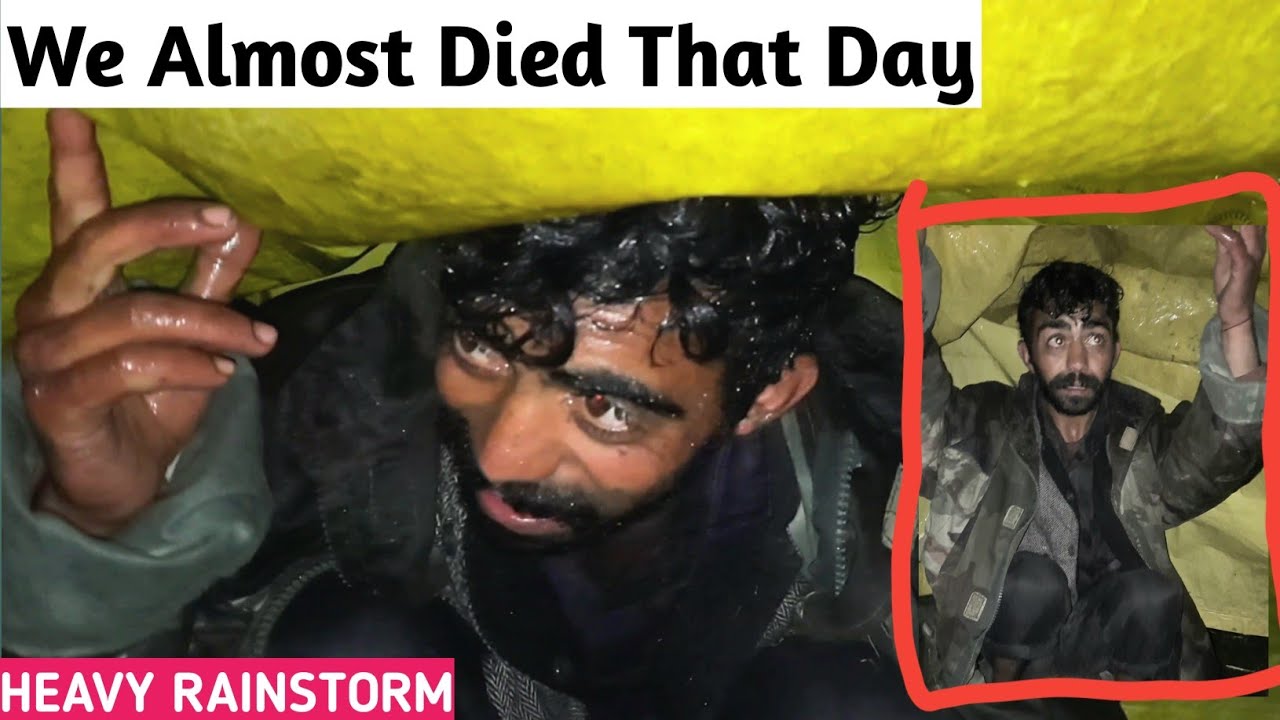 CAMPING IN HEAVY RAINSTORM. वो रात जिंदगी की आखिरी रात लग लगने लगी थी 😭. Himachali Life Vlogs