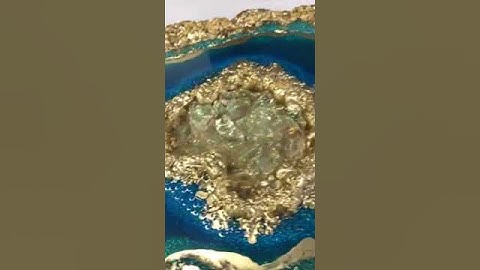 Resin Geode with Texture 1-2018