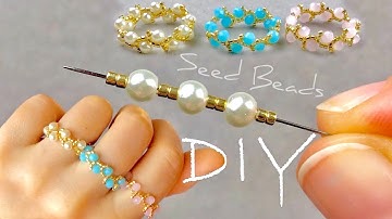 10 Minutes Diy Rings: Easy Seed Bead Ring Tutorial | Beaded Ring Making