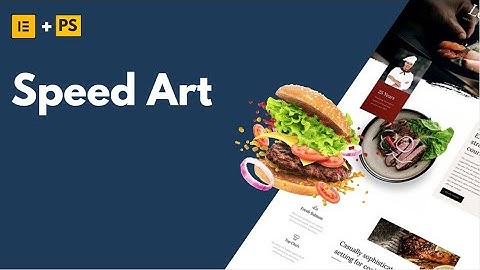 WordPress Call to Action page design Speed Art 2021 Use Elementor and Photoshop