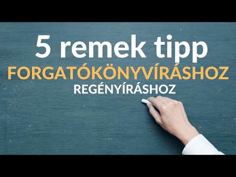 Forgatókönyvírás & Regényírás: