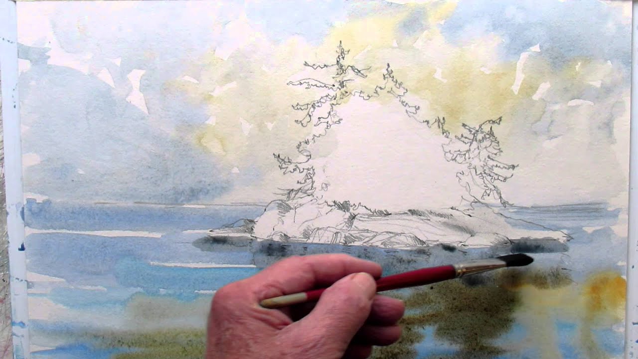 Watercolor On Iluustration Board - Youtube