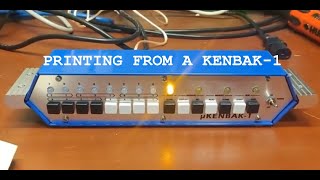 Kenbak-1 prints 1-D cellular automata patterns