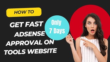 How to get fast AdSense approval on a Tool Website | Get AdSense approval in 7 days on Tool Website