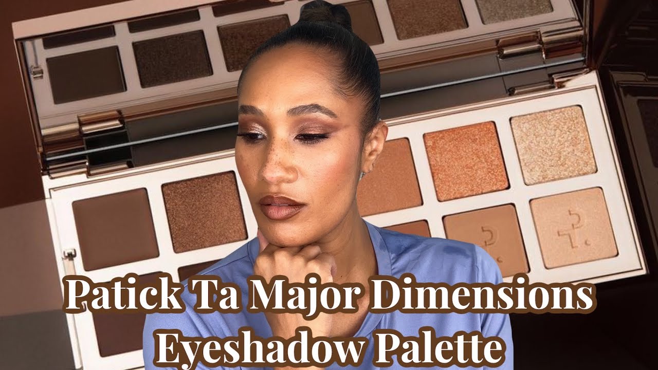 *NEW* Patrick Ta Major Dimensions Eyeshadow Palette! | 2 Eye Looks | BEST EYESHADOW THIS YEAR???
