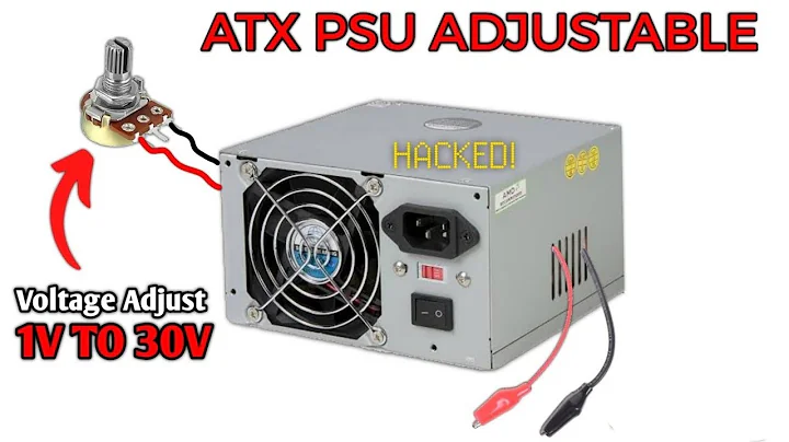 Turn Computer ATX Power Supply Into Adjustable Voltage 1V To 30V #powersupply