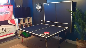 MD SPORTS TABLE TENNIS TABLE PING PONG TABLE CUSTOMER REVIEW AND 1 PLAYER MODE DEMONSTRATION