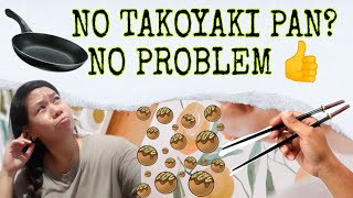 NO PAN Takoyaki/Veggie Yaki Pancake style Budget friendly easy recipe.