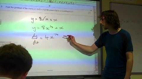 OCR C1 June 2008 q5 Gradients of curves