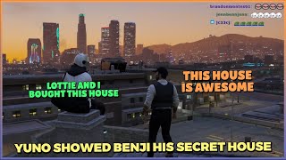 Yuno Shows Benji His Secret House That He and Lottie Bought - GTA V RP NoPixel 4.0