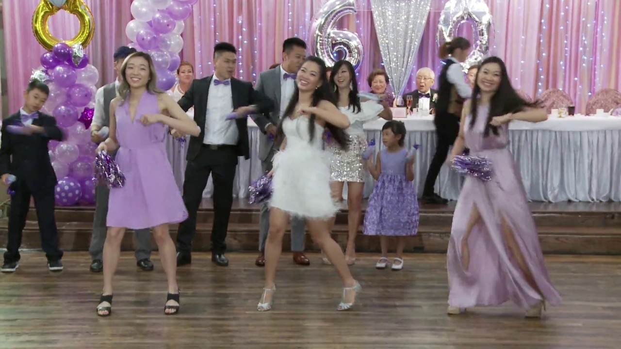 Femily Members Dance Performance at 60th Wedding  