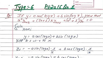 লিবনিটিজ উপপাদ্য | যদি y=acos(logx)+bsin(logx) প্রমাণ করে যে x^2yn+2+(2n+1)xyn+1+(n^2+1)yn=0 | ইঞ্জি ম্যাথ