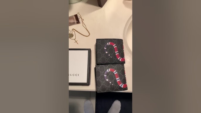 Gucci wallet king snake print GG + review 