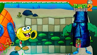 😈 NEW BOSS ZOMBOSS PLANKTON! SPONGEBOB! SPONGEBOB! 🧽 Plants vs Zombies 2