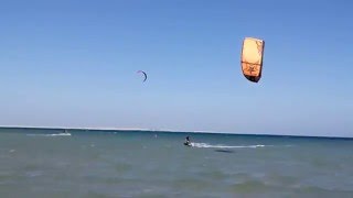 Кайтинг Хургада февраль 2016 ч.3 / Kitesurfing Hurgada feb 2016 part3.