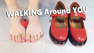 ASMR Can You Hear This Real Walking Sound? (Feet - Sounds of The human body)