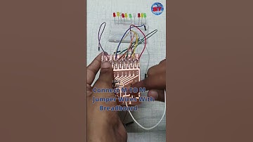 How To Do Connection Of 10 LED Chaser Circuit |With Adjustable Speed Circuit CD4017 And 555 Timer IC