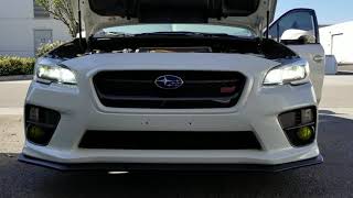 2017 2016 2015 Subaru Sti Drl Daytime Running Light High Beam 9005 Headlight Bulbs