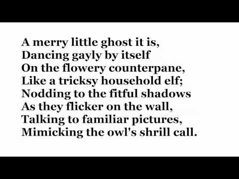 "Our Little Ghost" by Louisa May Alcott (poetry reading)