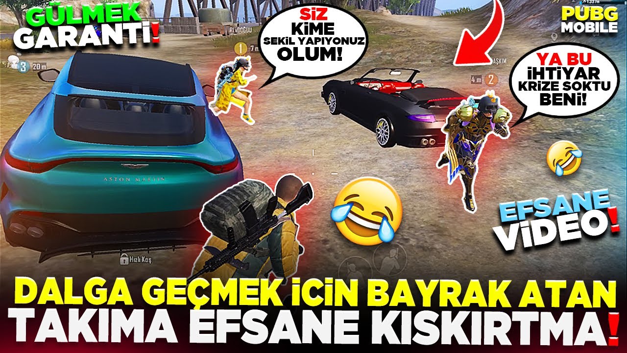 İNSANLARLA DALGA GEÇMEK İÇİN BAYRAK ATAN TAKIMA EFSANE KIŞKIRTMA!🤣 | PUBG MOBILE