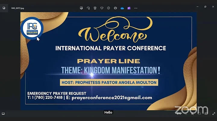 Breaking of the day Prayer Conference 70 Weeks