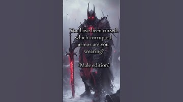 You have been cursed, which armor are you picking?  #armor #knight #fantasy  #midjourney