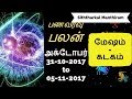 பண வரவு பலன் OCT 31St to NOV 05th (மேஷம் - கடகம்) Aries - Cancer/ Sithth...