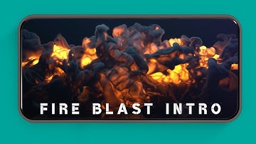 Fire Blast Intro | how to create intro for youtube channel
