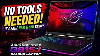 How to Open & Upgrade Asus ROG Strix G16 (G615J) | RAM & SSD Walkthrough How to Open & Upgrade Asus ROG Strix G16 (G615J) | RAM & SSD Walkthrough