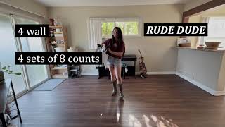 RUDE DUDE Line Dance In-Depth Tutorial