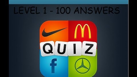 Logo Quiz-English 1-100 Levels Answers