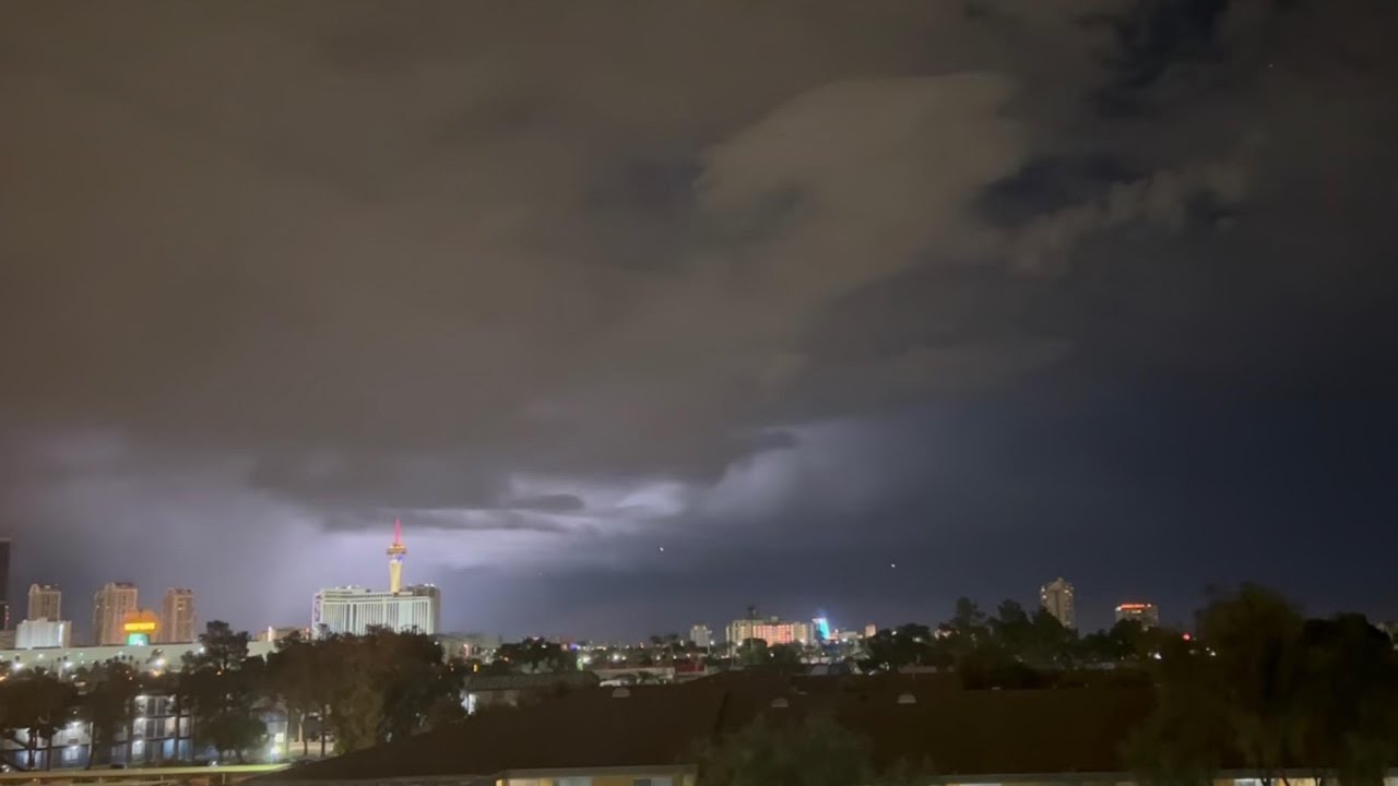 Lightning strikes Las Vegas Nevada Monsoon Season August 2022 tkob 