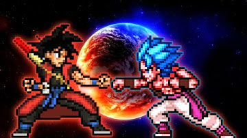 Xeno Goku OP(All Form)(New) VS Gogeta OP(All Form) in Jump Force Mugen