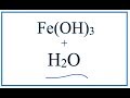 Iron(III) Hydroxide Solubility Concepts